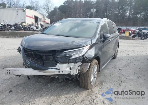 2022 Toyota Sienna Limited z USA, uszkodzony, nr VIN 5TDZRKEC7NS078677